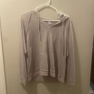 Zyia Active Taupe Lightweight Beach Hoodie